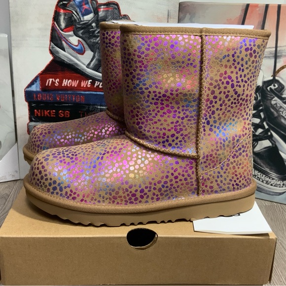 UGG Shoes New Ugg Classic Ii Spots Boots Chestnut Sparkle Suede